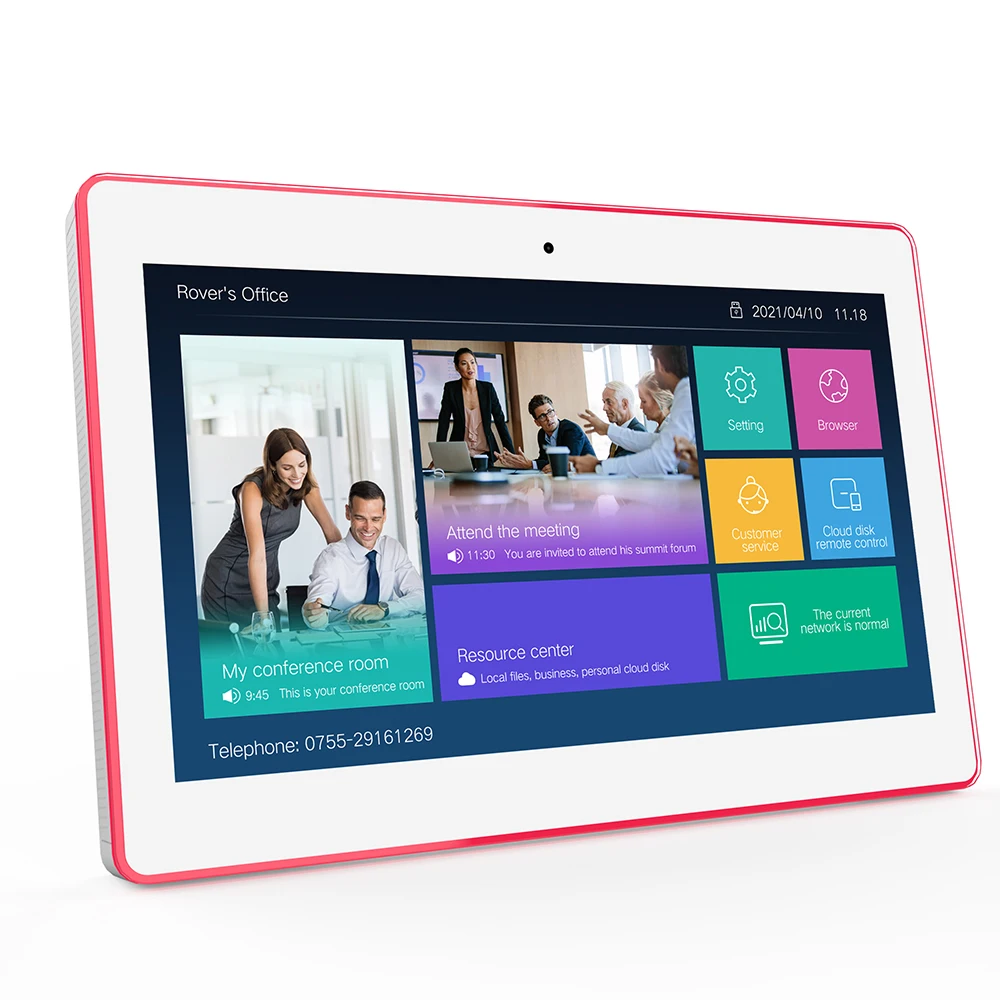 העתיד אצבעותיך עם שלנו 15.6 אינץ קיר רכוב Tablet pc עם שינוי צבע LED מסגרת. – תמונה 2