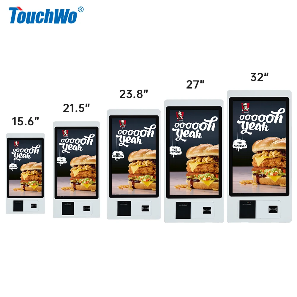 Touchwo 21.5 אינץ מסך הזמנות באופן עצמאי | מערכת אנדרואיד / ווינדוס ל – תמונה 3