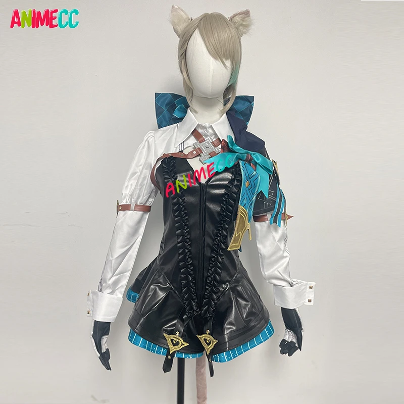 Animecc linette קוספליי תחפושת פאה פונטיין תפקיד חדש קוסם אנימה משחק בגדי נשים, , - AliExpress – תמונה 2