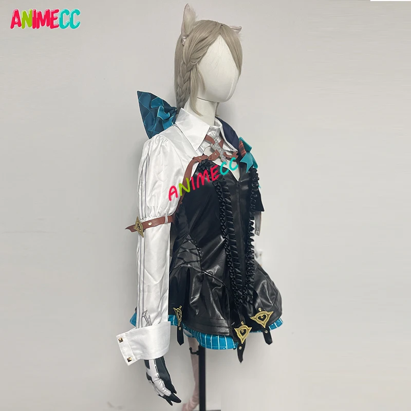 Animecc linette קוספליי תחפושת פאה פונטיין תפקיד חדש קוסם אנימה משחק בגדי נשים, , - AliExpress – תמונה 3