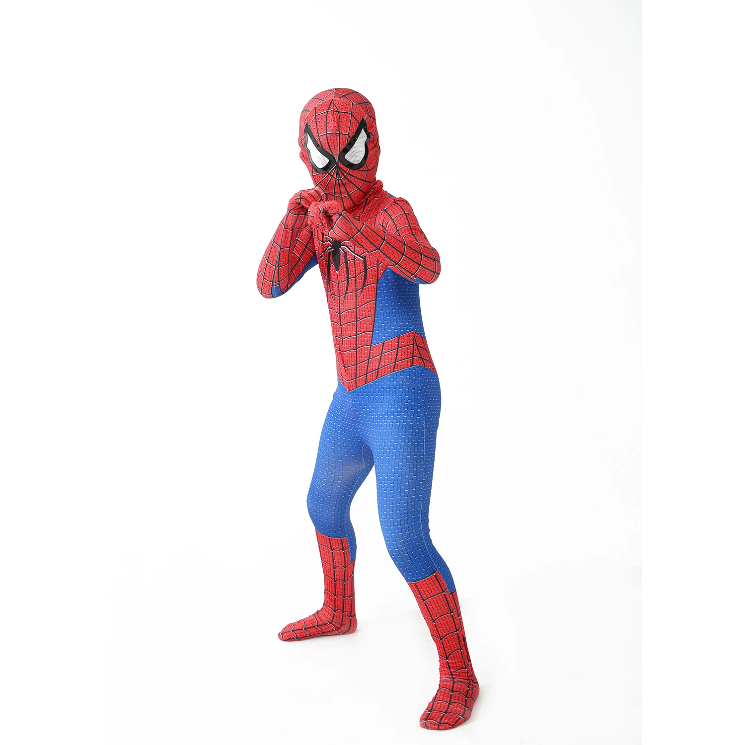 תחפושת ספיידרמן תלבושות Superhero | בגד גוף ספנדקס חליפה לילדים תפור לפי מידה – תמונה 3