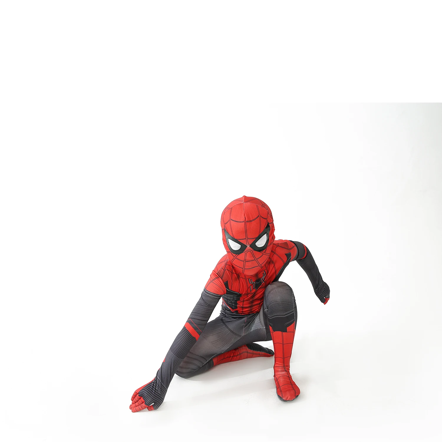 תחפושת ספיידרמן תלבושות Superhero | בגד גוף ספנדקס חליפה לילדים תפור לפי מידה – תמונה 4