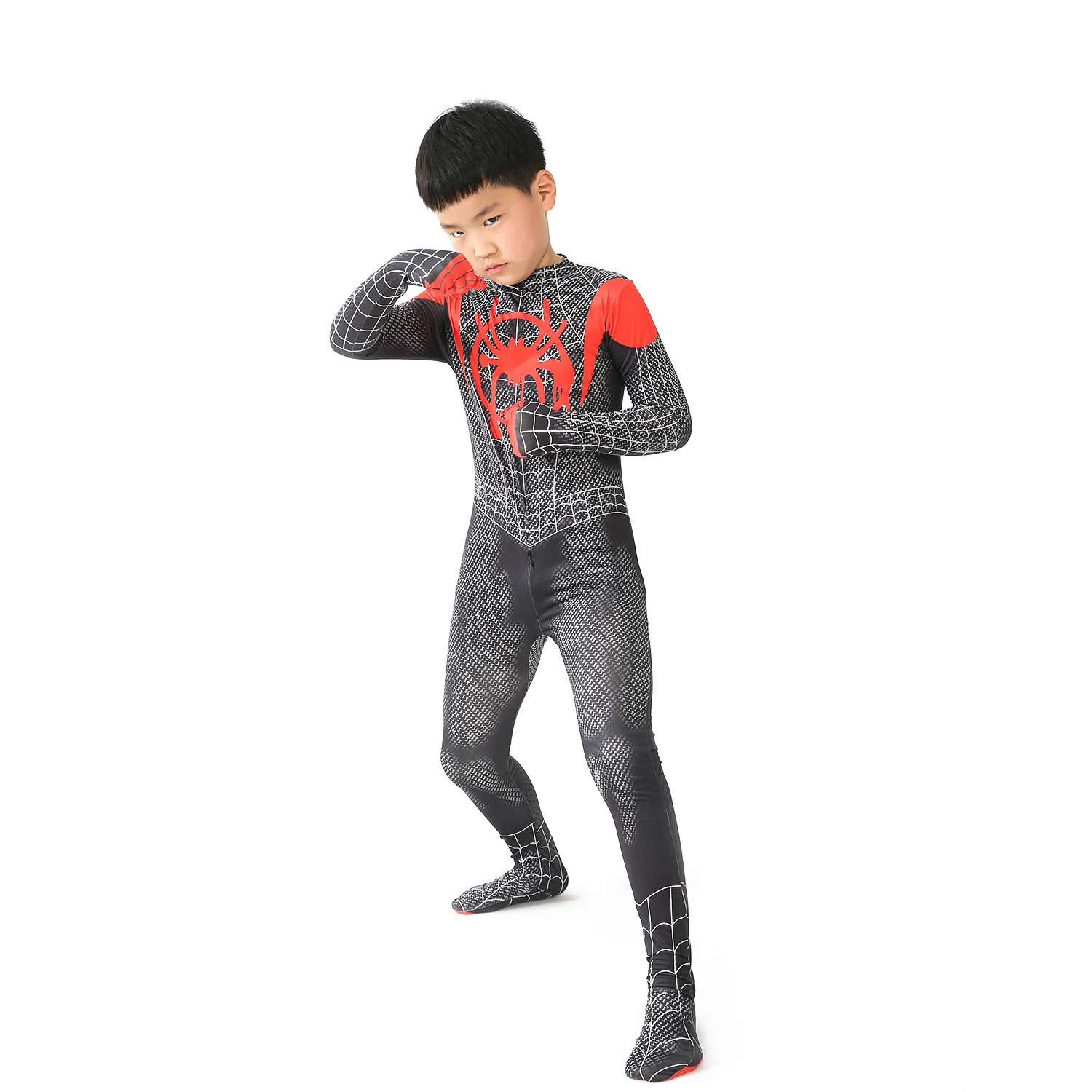 תחפושת ספיידרמן תלבושות Superhero | בגד גוף ספנדקס חליפה לילדים תפור לפי מידה – תמונה 5