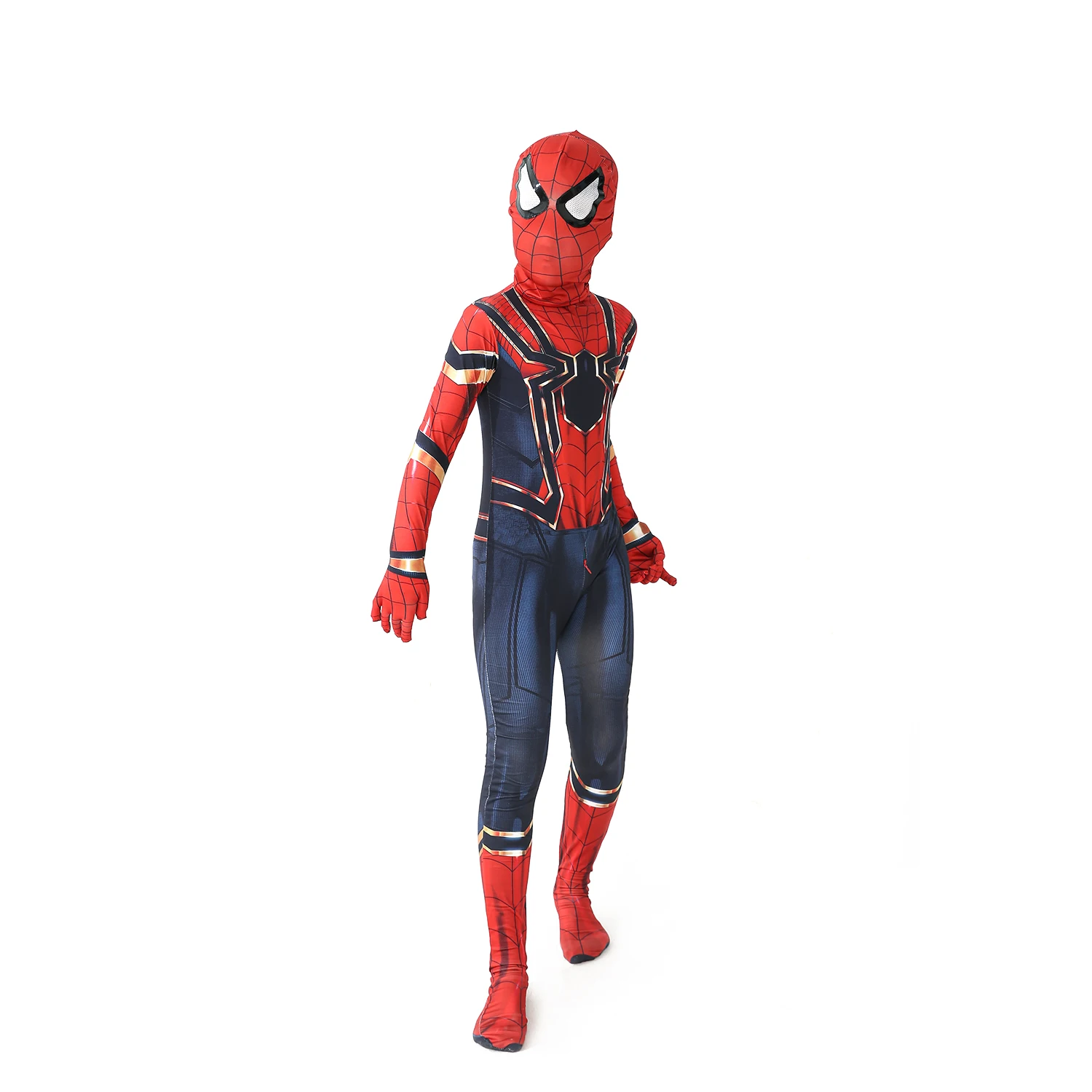 תחפושת ספיידרמן תלבושות Superhero | בגד גוף ספנדקס חליפה לילדים תפור לפי מידה – תמונה 6