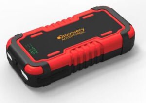 בוסטר התנעה לרכב רב תכליתי Discovery DS-650 12000mAh Type-C – צבע אדום / שחורv
