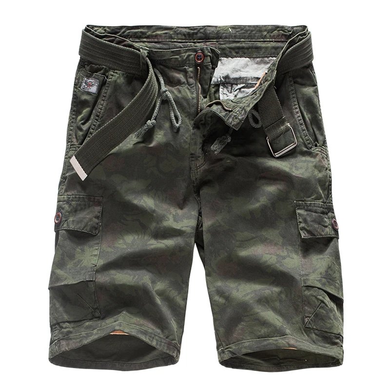 Men's Summer Floral Printed Cargo Shorts