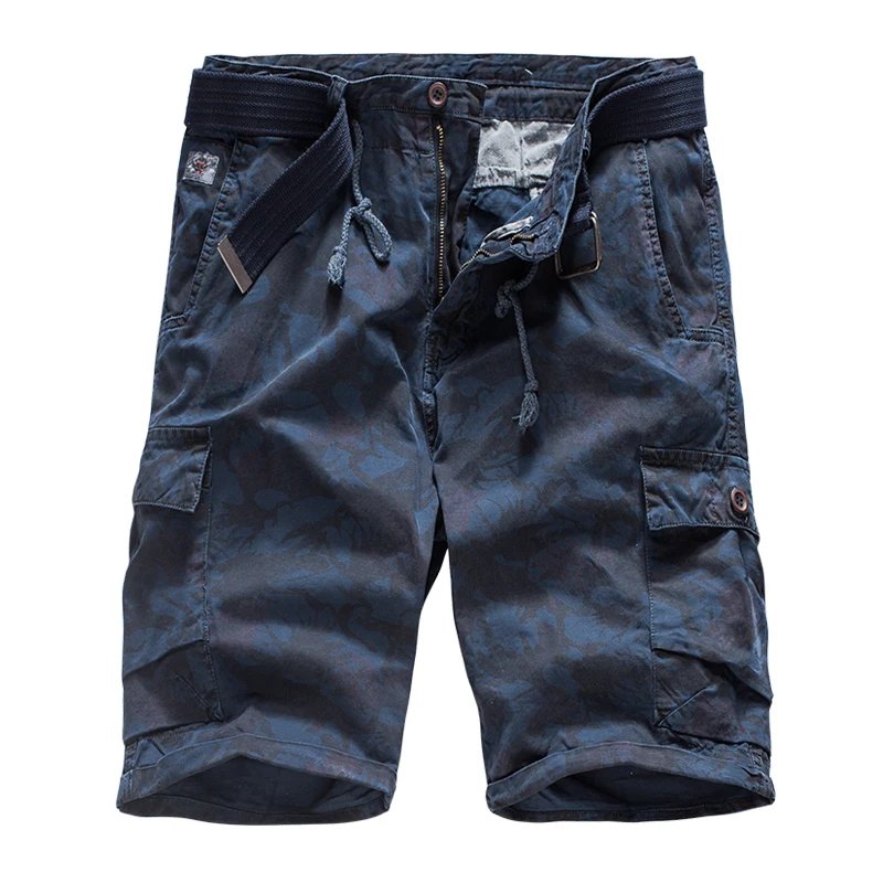 Men's Summer Floral Printed Cargo Shorts