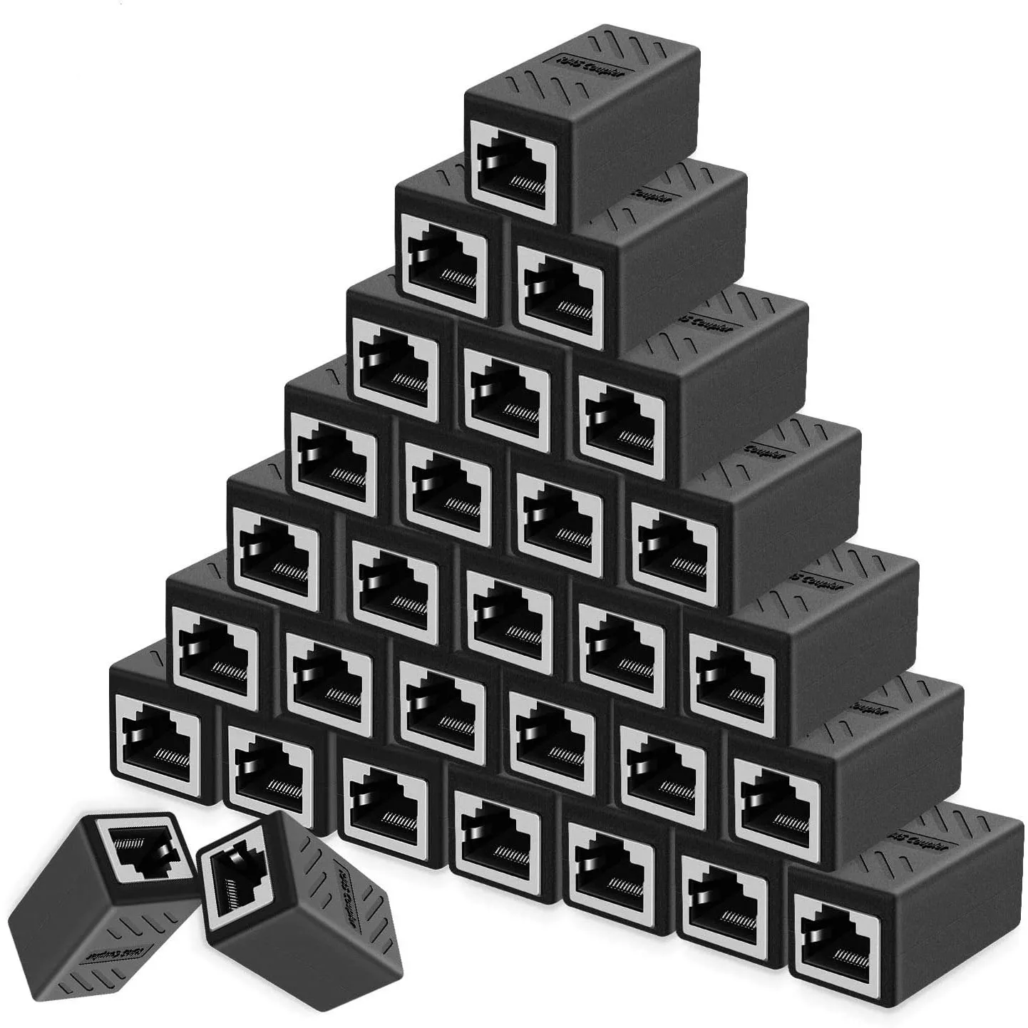 Ethernet כבל מאריך, RJ45 חתול 5 חתול 6 cat6a מצמד, Extender מחבר Ethernet מצמד נקבה לנקבה, , - AliExpress – תמונה 4