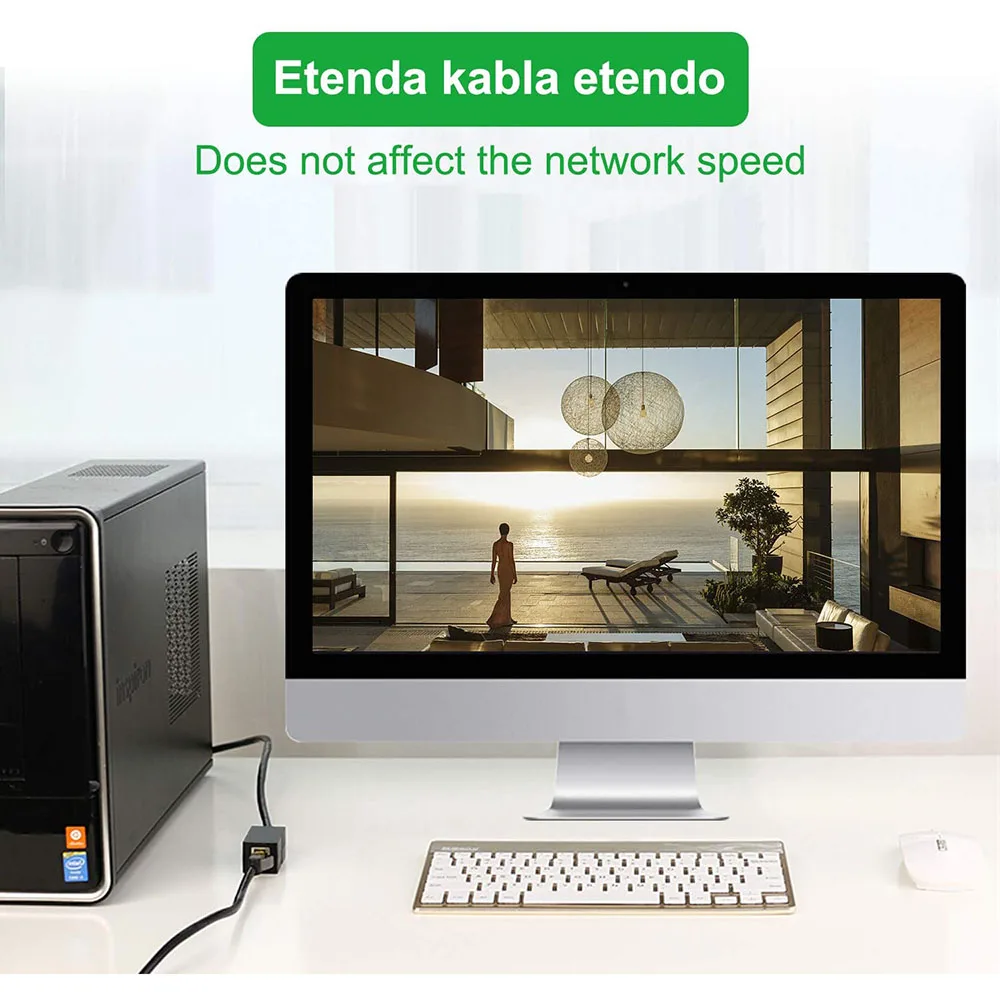 Ethernet כבל מאריך, RJ45 חתול 5 חתול 6 cat6a מצמד, Extender מחבר Ethernet מצמד נקבה לנקבה, , - AliExpress – תמונה 6