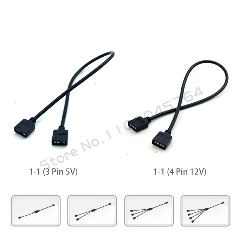 Splitter sync splitter, 12v 4pin/5v 3pin ארגון hub sync mi, , - AliExpress – תמונה 6