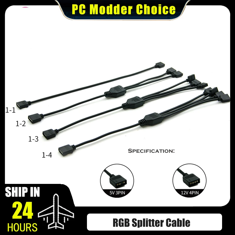 Splitter sync splitter, 12v 4pin/5v 3pin ארגון hub sync mi, , - AliExpress