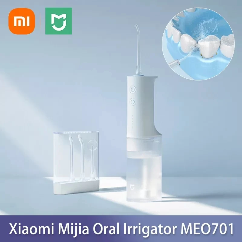 XIAOMI MIJIA אוראלי משטף MEO701 שיניים שיניים הלבנת Flosser Bucal שן שואב מים פיק חוט עבור שיניים מים טנק