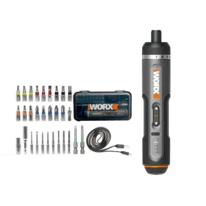 Youpin Worx 4V חשמל מברג סטי WX242 חכם אלחוטי חשמלי מברגים USB נטענת ידית 30 קצת סטי כלים – צבע : WX242