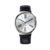 Watch Stainless with Grey Suture Leather Strap